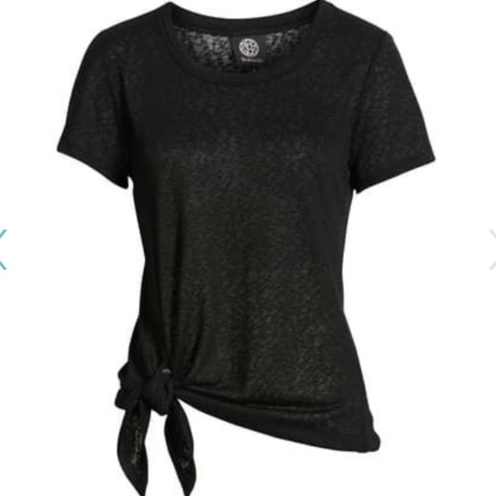 Bobeau Side Tie Tee